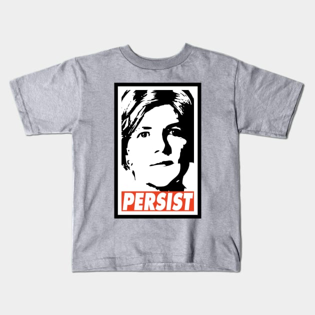 PERSIST Kids T-Shirt by Nerd_art